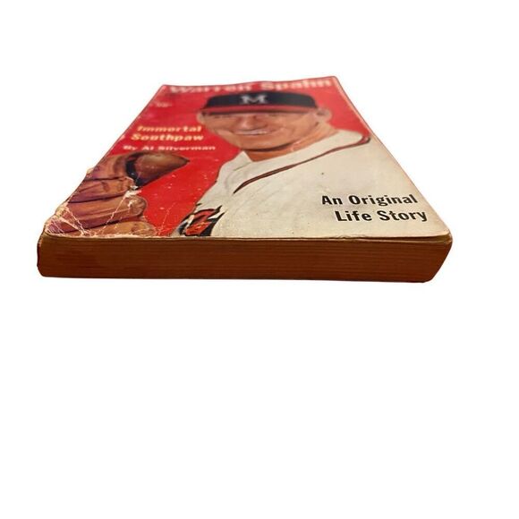 Warren Spahn Immortal Southpaw by Al Silverman Paperback Book Novel 1961 - Picture 9 of 14